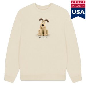 kenny Wallace And Gromit Store Gromit Sitting Oversized Jumper
