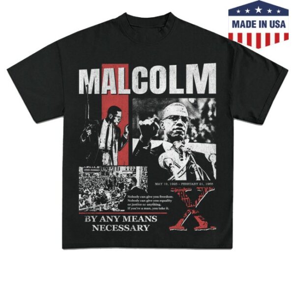 kenny Wear Icy Merch Store Malcolm X Legacy Graphic Shirt