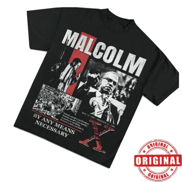 kenny Wear Icy Merch Store Malcolm X Legacy Graphic Shirts