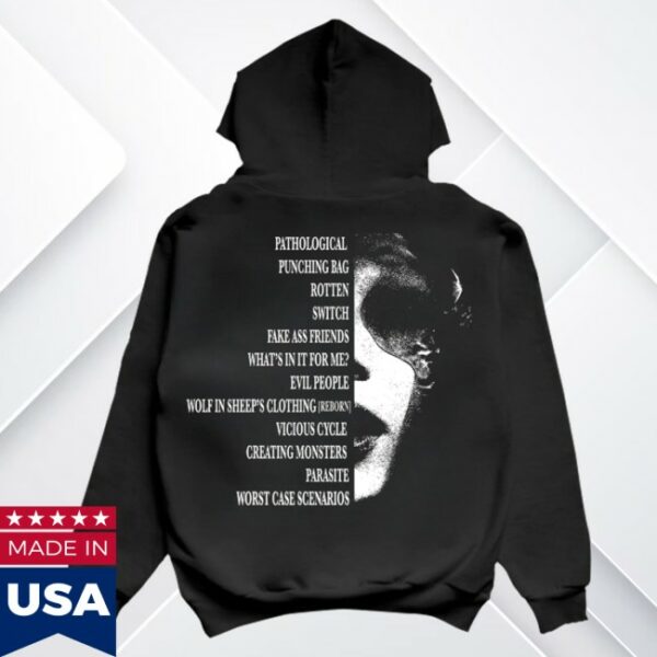 kenny Wednesday Band Merch Sio Album Tracklist Hoodie0
