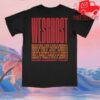 kenny Wesghost Store Merch Summer 2025 Tour Shirt