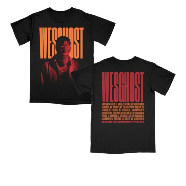 kenny Wesghost Store Merch Summer 2025 Tour Shirtss
