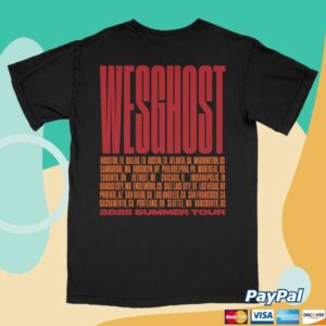 kenny Wesghost Store Merch Summer 2025 Tour Tee