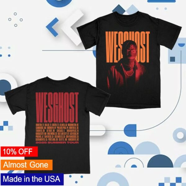 kenny Wesghost Store Merch Summer 2025 Tour Tee0