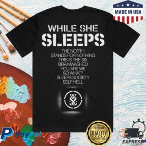 kenny While She Sleeps Merch Store Discog Emblem Shirt