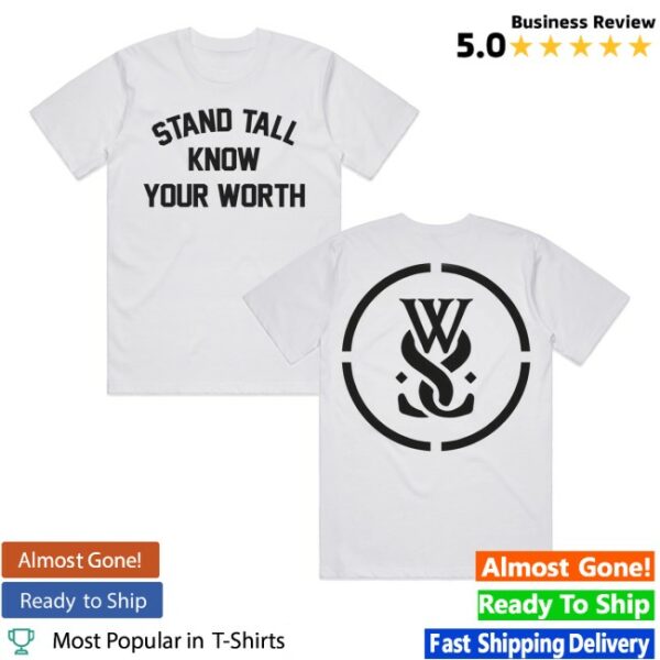 kenny While She Sleeps Merch Store Know Your Worth Shirtss