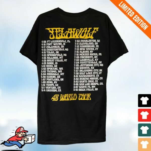kenny Yelawolf Merch Store 45 Tour Shirt