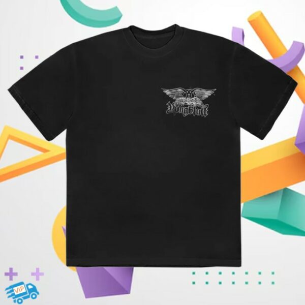 kenny Yungblud Store Merch Aerosmith Yungblud One More Time Black Shirt