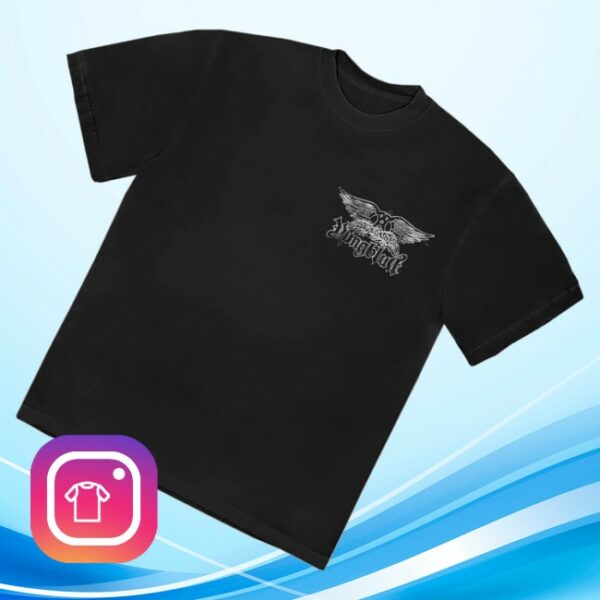 kenny Yungblud Store Merch Aerosmith Yungblud One More Time Black Shirt0