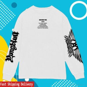 kenny Yungblud Store Merch Aerosmith Yungblud One More Time White Longlseeve