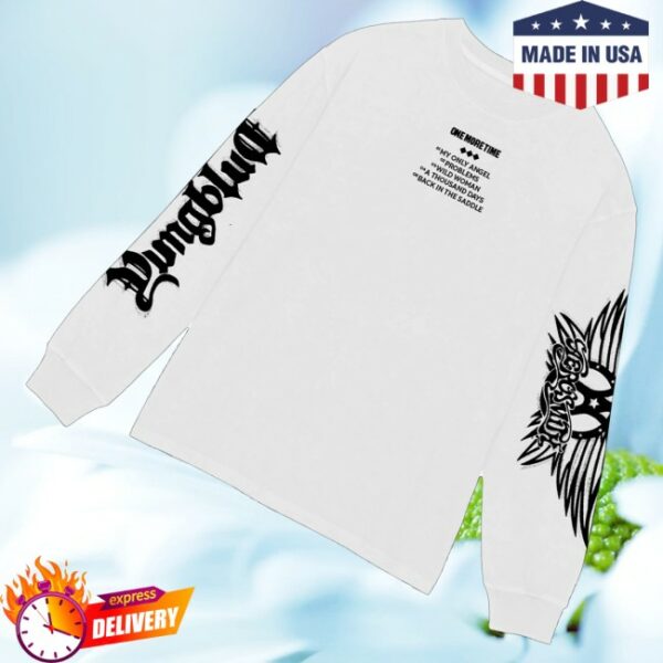 kenny Yungblud Store Merch Aerosmith Yungblud One More Time White Longlseeve1