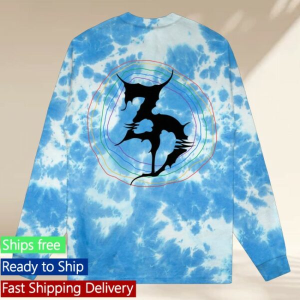 kenny Zeds Dead Merch Zeds Dead Was Here Tie Dye Longsleeve