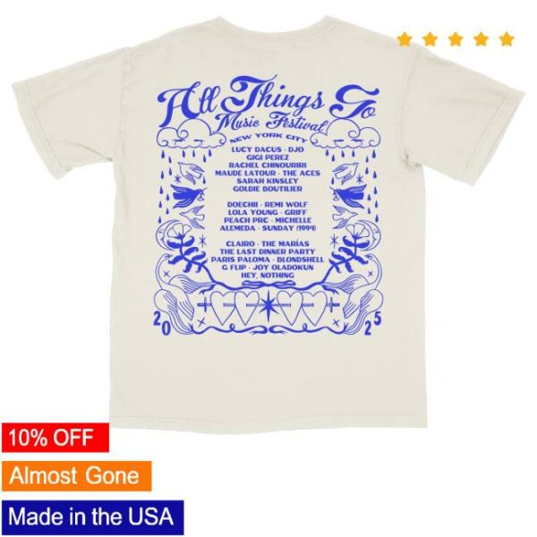 kenny s All Things Go Festival Merch Shop Store Swan Song Nyc Tee