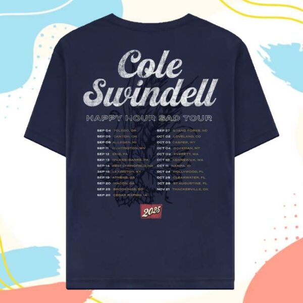 kenny s Cole Swindell Merch Shop Store Coles Tour Shirt