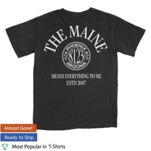 kenny sau 81 Twenty Three Merch Shop Store The Maine 8123 Means Everything To Me Shirt kenny sau 81 Twenty Three Merch Shop Store The Maine 8123 Means Everything To Me Shirt