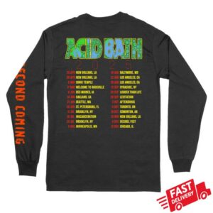 kenny sau Acid Bath Merch Shop Store Tour Long Sleeve Shirt kenny sau Acid Bath Merch Shop Store Tour Long Sleeve Shirt