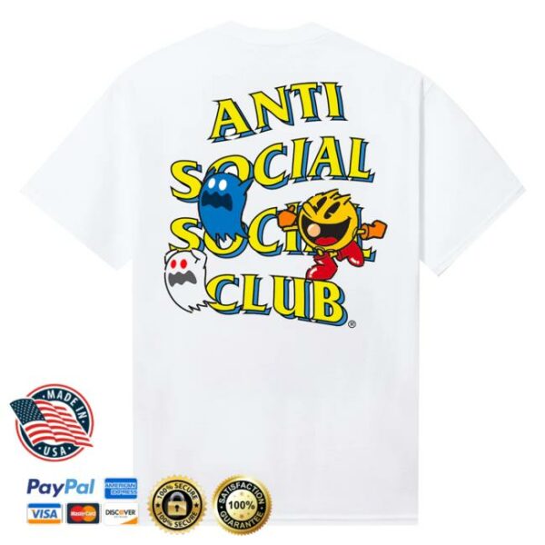 kenny sau Anti Social Social Club Merch Shop Store Assc X Pac Man Run Run Shirt
