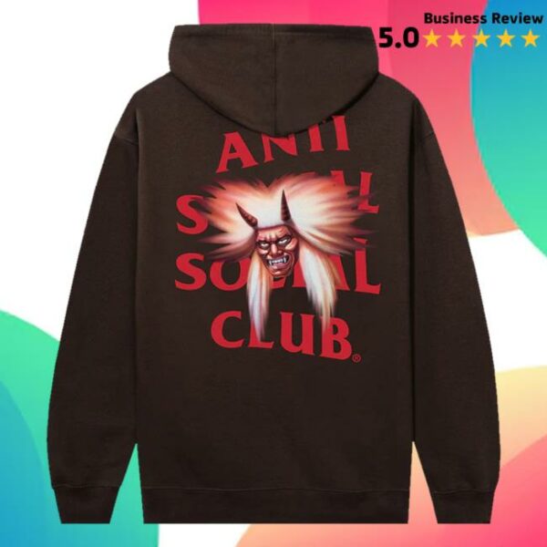 kenny sau Anti Social Social Club Merch Shop Store Assc X Shinobi Flying Demon Hoodie
