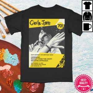 kenny sau Circle Jerks Merch Shop Store Shepard Fairey Keith Birthday Black Shirt kenny sau Circle Jerks Merch Shop Store Shepard Fairey Keith Birthday Black Shirt