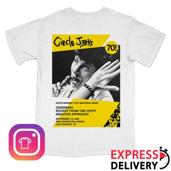kenny sau Circle Jerks Merch Shop Store Shepard Fairey Keith Birthday Shirt