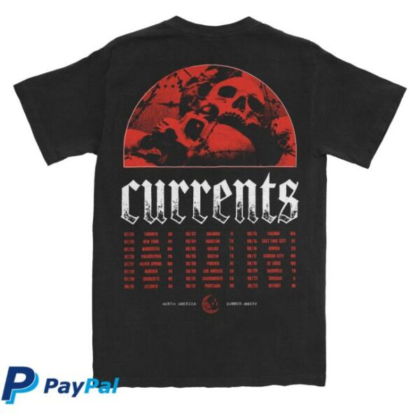 kenny sau Currents Merchandise Torn Apart Tour Shirt