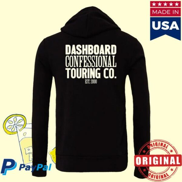 kenny sau Dashboard Confessional Merch Shop Store Dc Touring Co Hoodie