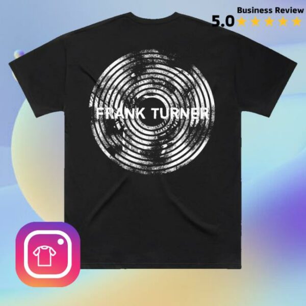 kenny sau Frank Turner Merch Shop Store Vinyl Shirt