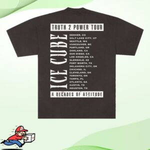 kenny sau Ice Cube Merch Shop Store Truth 2 Power Faces Tour Shirt