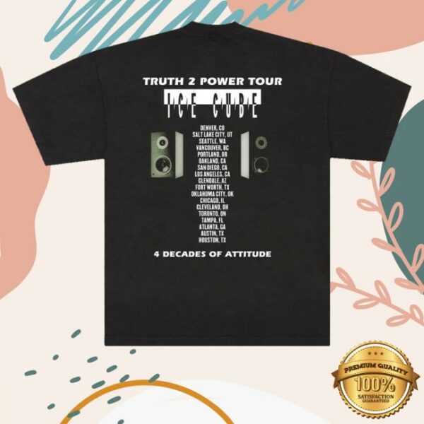 kenny sau Ice Cube Merch Shop Store Truth To Power Boombox Tour Shirt