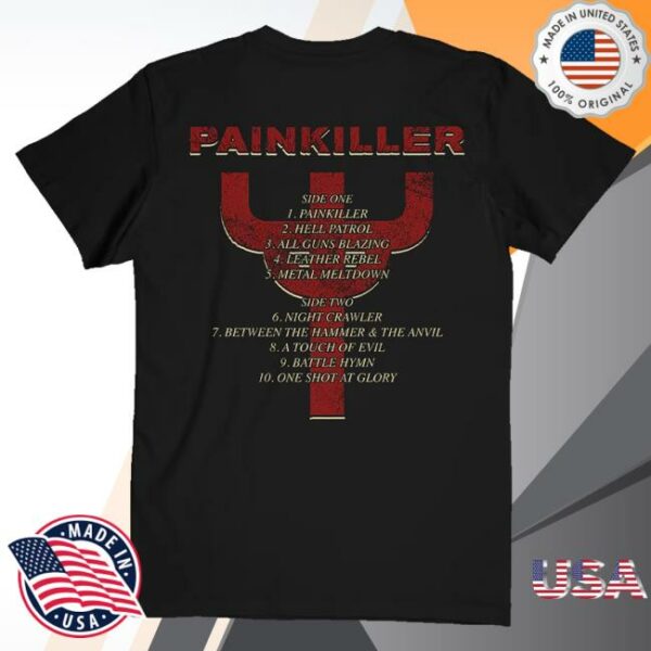 kenny sau Judas Priest Merch Shop Store Painkiller Album Tracklist Shirt