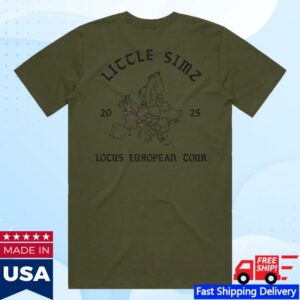 kenny sau Little Simz Merch Shop Store Lotus Tour European Map Shirt kenny sau Little Simz Merch Shop Store Lotus Tour European Map Shirt