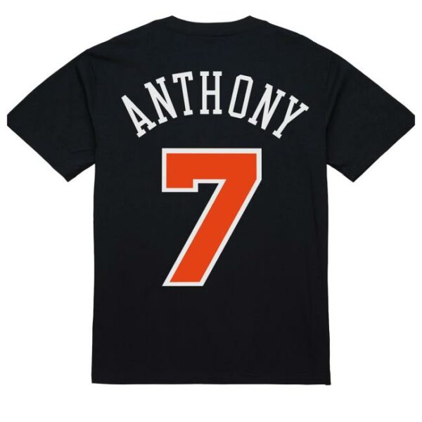 kenny sau Mitchell Ness Knicks Carmelo Anthony Ultimate Player Number Shirt