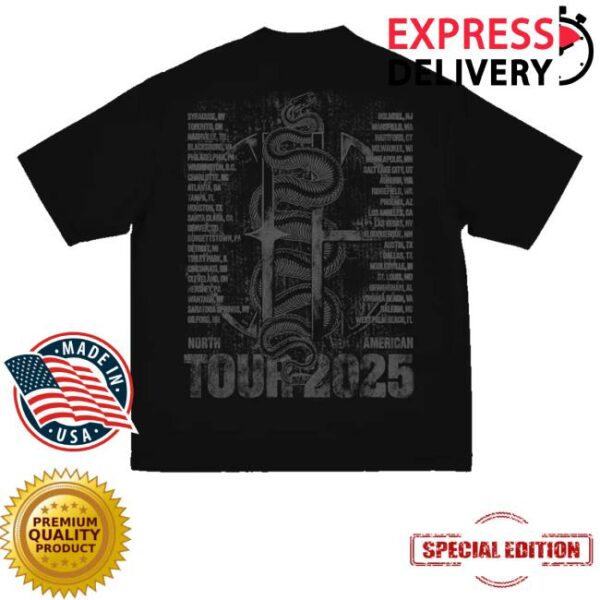 kenny sau Pantera Store Merch Shop Store Snake Cfh 2025 Tour Shirt