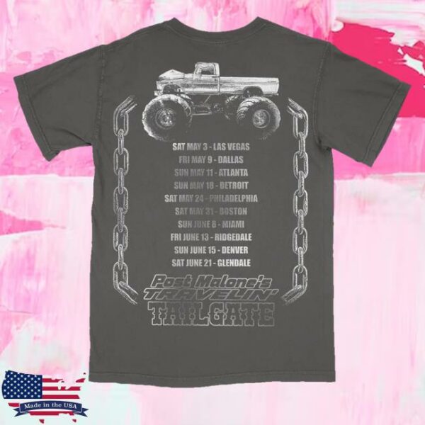 kenny sau Post Malone Merch Shop Store Tailgate Shirt