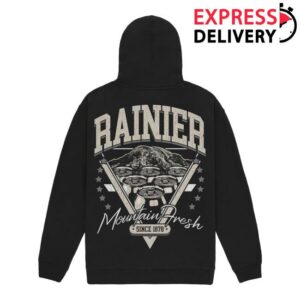 kenny sau Rainier Brewing Company Rainier Retreat Black Hoodie kenny sau Rainier Brewing Company Rainier Retreat Black Hoodie