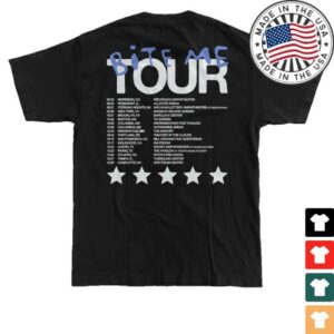 kenny sau Renee Rapp Merch Shop Store Black Date Back Tour Shirt kenny sau Renee Rapp Merch Shop Store Black Date Back Tour Shirt