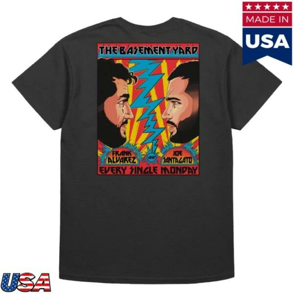 kenny sau Santagato Studios Merch Shop Store The Basement Yard Face Off Shirt