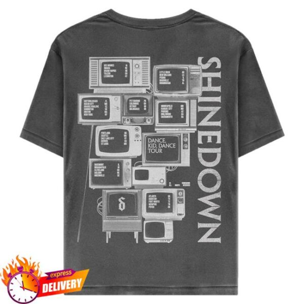 kenny sau Shinedown Merch Shop Store Dance Kid Dance Tour Tv Shirt
