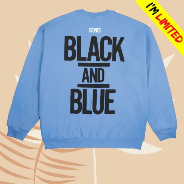 kenny sau The Rolling Stones Merch Shop Store Black And Blue Sweatshirt
