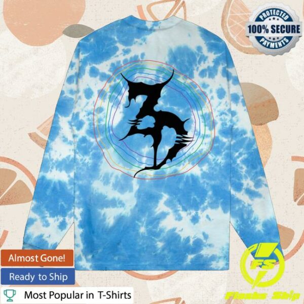 kenny sau Zeds Dead Merch Shop Zeds Dead Was Here Tie Dye Long Sleeve Shirt