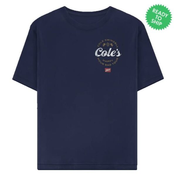 kenny t Cole Swindell Merch Shop Store Coles Tour Shirt