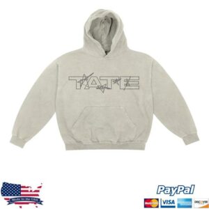 kenny t Tate Mcrae Merch Shop Store Stars Gray Hoodie kenny t Tate Mcrae Merch Shop Store Stars Gray Hoodie