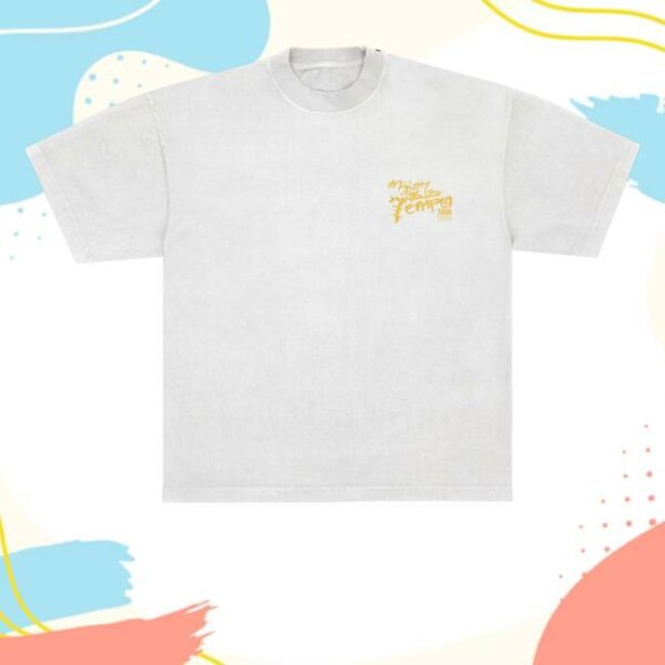 kenny trc 30Praum Merch Shop Store Camiseta Mqot Tour Logo Amarelo Shirt