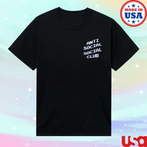 kenny trc Anti Social Social Club Merch Shop Store Assc X Pac Man Pixel Shirte