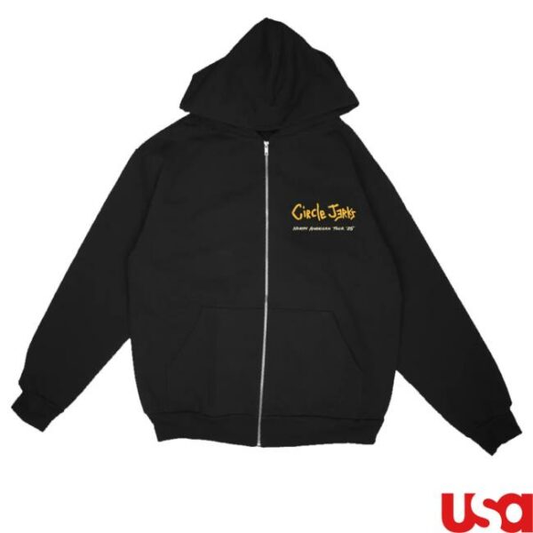 kenny trc Circle Jerks Merch Shop Store Skankman 2025 Tour Zip Up Hoodie