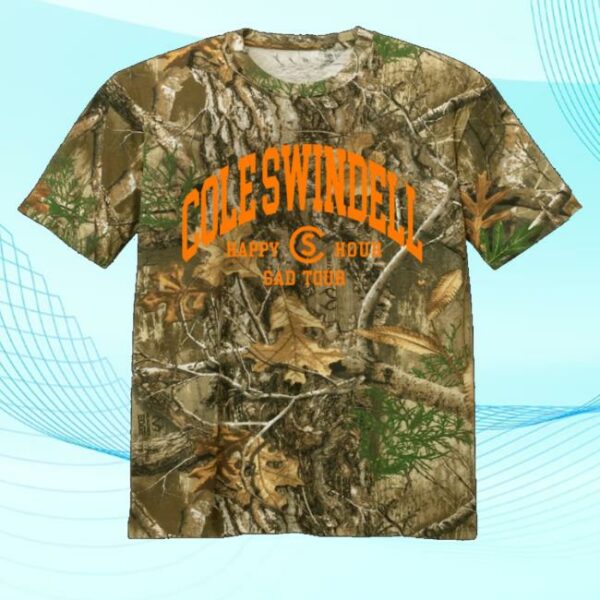 kenny trc Cole Swindell Merch Shop Store Camo Happy Hour Sad T Shirt