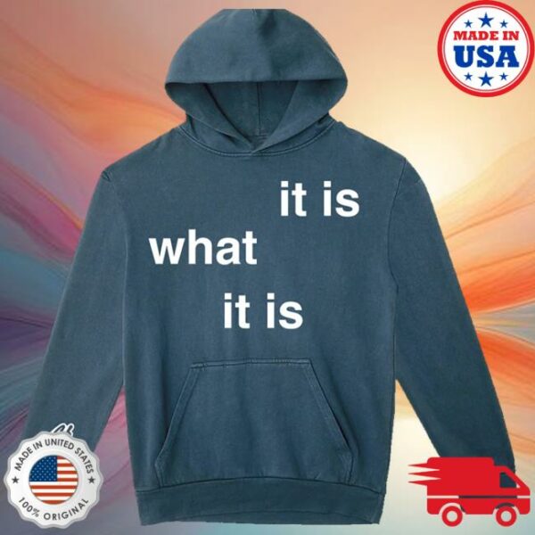 kenny trc Connor Price Merch Shop Store It Is What It Is But It Aint What It Was Hoodie