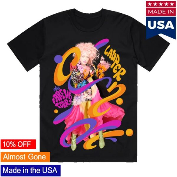 kenny trc Cyndi Lauper Store Merch Shop 2025 Swirl Tour Shirt