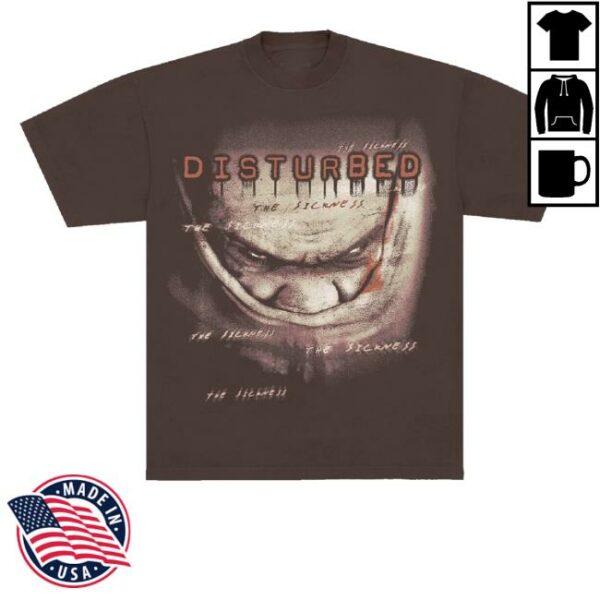 kenny trc Disturbed Uk Merch Shop Store Stupify The Sickness 25 Tour Shirt