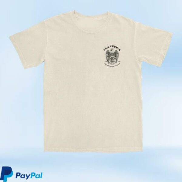 kenny trc Eric Church Merch Shop Free The Machine Tour Natural Eagle Shirt